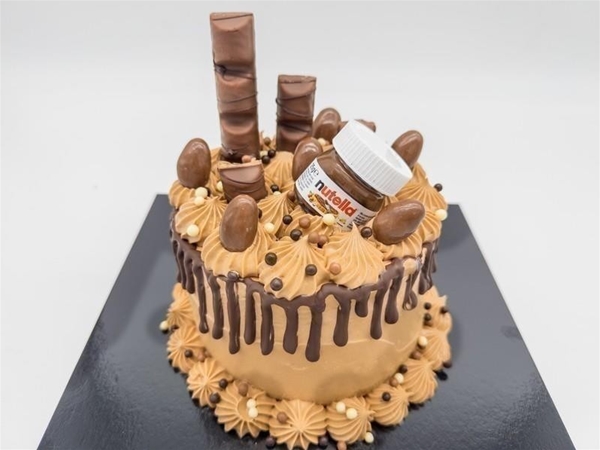 Nutella driptaart